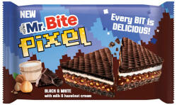  M+A Ticaret Kft Mr. Bite Pixel kakaós ostyaszelet 30g Black&White - delfinbuvar