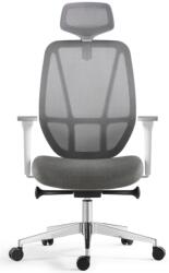 Mercury AFRODITE irodai szék, szürke, ergonomikus, napi 8 óra használatra