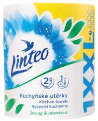 Linteo Konyharuhák, 2 rétegű Linteo XX, 100% cellulóz, fehér, 60 m