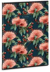 Ars Una Füzet kockás ARS UNA A/4 40 lapos Extra kapcsos Flowery Green (53124197)