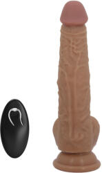 Pretty Love - 21 cm-es szilikon vibráló dildo távirányítóval