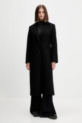 HUGO BOSS gyapjú kabát fekete, 50547691 - fekete 40