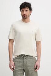 BOSS pamut póló - bézs XXL - answear - 27 990 Ft
