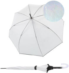 Knirps C. 760 Stick Transparent Stardust Black - átlátszó női lábszárvédő 9687608812 (9687608812)