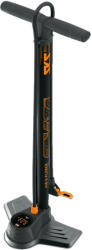 SKS Germany Lábbal működtethető pumpa nyomásmérővel SKS Air-X-Plorer Digi 10.0 fekete|narancssárga
