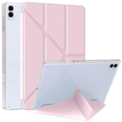  CRYSTAL Husă flip pentru Samsung Galaxy Tab S11 Ultra roz deschis