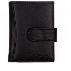 La Scala fekete patentos álló bőr kártyatartó dco-2038/t
