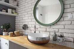 INVENA Fresco mosdókagyló - fehér/króm (CE-31-001-W) (CE-31-001-W)