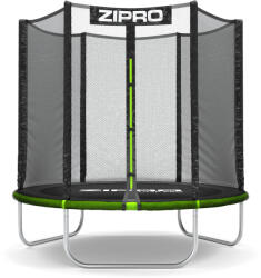 ZIPRO Trambulin kerek Zipro Jump Pro 6FT 183 cm külső védőhálóval 183 CM fekete|zöld