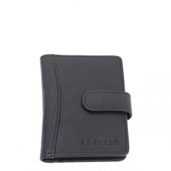 La Scala 30808/T fekete bőr férfi kártyatartó