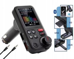  Vezeték nélküli autós adó MP3 MP4 lejátszó 5 cm-es képernyővel Bt 5.0 (Nadajnik Bluetooth-BT93)
