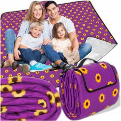  Strand Piknik Takaró 200x200 Strand Szigetelt Matrac Piknik Vízálló (KOC PLAŻOWY 200 x 200 cm POLAROWY RÓŻOWY)