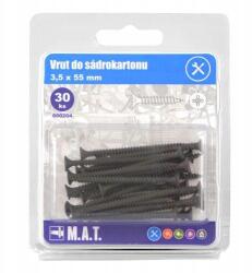  gipszkarton csavar 3, 5x55mm finom z. , közgyűrű (30 db) (600204)