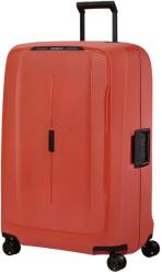 Samsonite ESSENS négykerekű, agyagvörös csatos óriás bőrönd 81 cm 152056-7060 - borond-aruhaz
