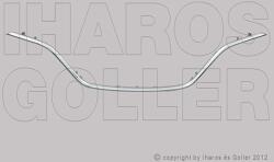 Renault Megane 2016-2020 - Króm díszléc hűtőrácsra, alsó (kivéve GT) - alkatresz - 13 253 Ft