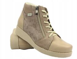 Axel Női Tornacipő Axel 4495 Bézs Komfrt Tompa H Bőr Gyapjú (4495.BE)