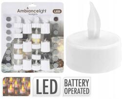 ComfortTrendy Led mécses 3, 5 cm Fehér (16 db vegyes) elemekkel (8718158417404)