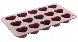 BANQUET csokoládé forma szívek 15db 20.5x10.7x2cm szilikon Hn (139K03R004)