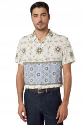 GUESS Férfi Ing Casual Viszkóz Rövid Ujjú Gallér L Gme