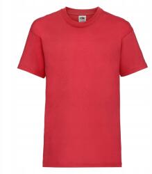 Fruit of the Loom Gyerek Póló Valueweight Piros méret 3-4(104) (61-033-0 40 3-4(104))