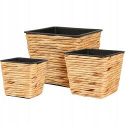 ProGarden Szett négyzet alakú cserepek 3 db vízijácint (KO-VM3000020)