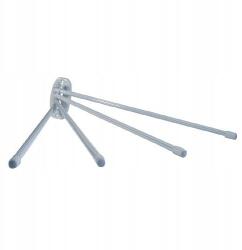 Toptrade 4 karú fém törölközőtartó. Bi (8594032170166) Ruhaszárító