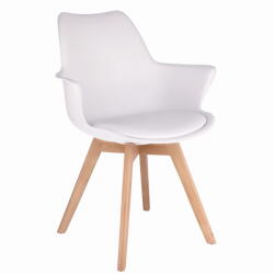 Klubfotel Étkezőszék ORLEAN - fehér