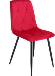 Klubfotel Étkezőszék DORA - amarant/fekete
