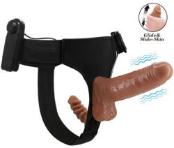  Ultra felcsatolható élethű dupla vibrációs pénisz (6959532333350)