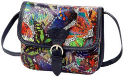 GREGORIO 112 MOT sötétkék női bőr válltáska, oldaltáska 18 x 15 x 8 cm (51676)