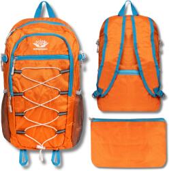 Repülőgép Hátizsák Turista Iskolai Ifjúsági Női Férfi Trekking (Plecak turystyczny Pomarańcz-niebieski BTS15)