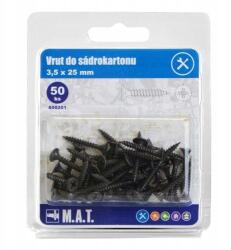 gipszkarton csavar 3, 5x25 mm finom z. , közgyűrű (50 db) (600201)