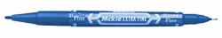 Zebra Alkoholos marker kétvégű ZEBRA Mckie Extra Fine kék (51862) - irodaszerwebaruhaz