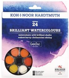 KOH-I-NOOR Vízfesték KOH-I-NOOR brilliant aquarell kerek 24 darabos (7270013001)