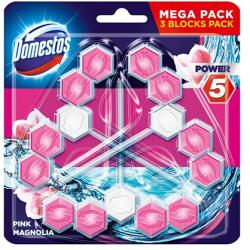 Domestos Toalett öblítő DOMESTOS Power5 Pink Magnolia 3x50 g (68595771)