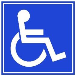 Gungl Dekor Matrica Rokkant piktogram kék "B (210 / 50) - irodaszerwebaruhaz