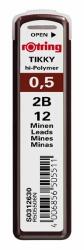 rOtring Grafitbél ROTRING 0, 7mm 2B (NRR0231230)