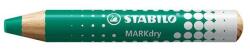 STABILO Jelölőceruza STABILO MARKdry fehér táblákhoz és flipchartpapírhoz vastag kerek heggyel zöld (648/43)