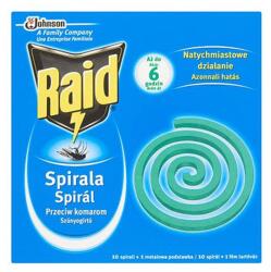 Raid Rovarírtó szúnyogirtó spirál RAID kültéri 10 darabos - irodaszerwebaruhaz