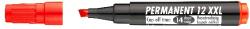 ICO Alkoholos marker ICO Permanent 12 XXL vágott piros (9580082002)