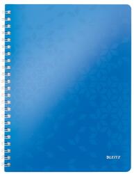 Leitz Spirálfüzet vonalas LEITZ Wow A/4 80 lapos kék (46370036)