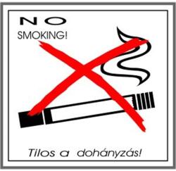 Gungl Dekor Matrica Tilos a dohányzás! fehér "A (200 / 170) - irodaszerwebaruhaz