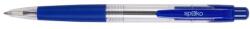 Spoko Golyóstoll SPOKO 0112 átlátszó kék tolltest, kék írásszín (S011272112) - irodaszerwebaruhaz