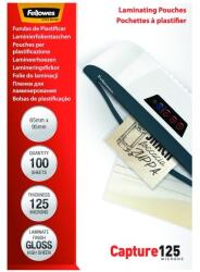 Fellowes Lamináló fólia FELLOWES 65x95 mm 125 mikron fényes 100/csom (5306702) - irodaszerwebaruhaz