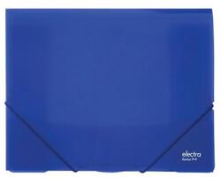 Electra Gumis mappa ELECTRA A/4 műanyag kék (2-601) - irodaszerwebaruhaz