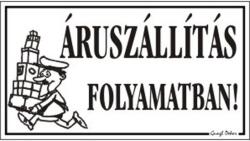 Gungl Dekor Piktogram Áruszállítás folyamatban fehér (000/ 112F) - irodaszerwebaruhaz