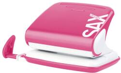 ICO Lyukasztó SAX 318 Design 2 lyukú fém 20 lap rózsaszín (7310094004) - irodaszerwebaruhaz