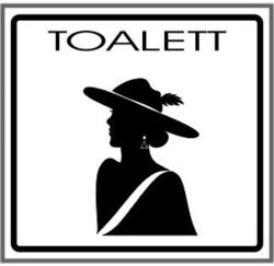 Gungl Dekor Matrica WC kalapos grafikás női fehér "A (200 / 220) - irodaszerwebaruhaz