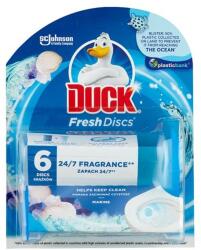 DUCK Toalett illatosító korong DUCK Fresh Discs Marine 36ml (C36278) - irodaszerwebaruhaz