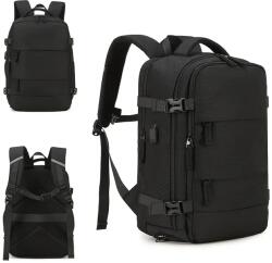  Utazó Hátizsák- Fekete- 40 X 30 X 20 Cm (ta420859-2)